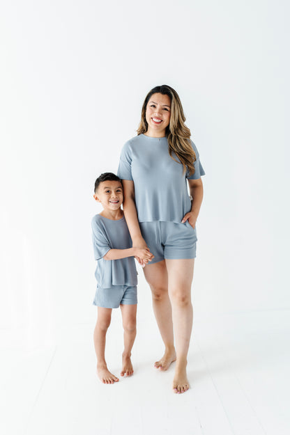 Harbor Drawstring Waffle Knit Set