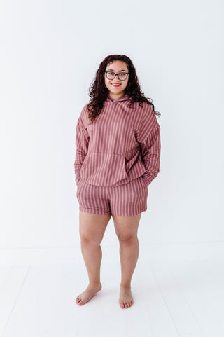Mesa Stripe Adult Hooded Sweatshirt