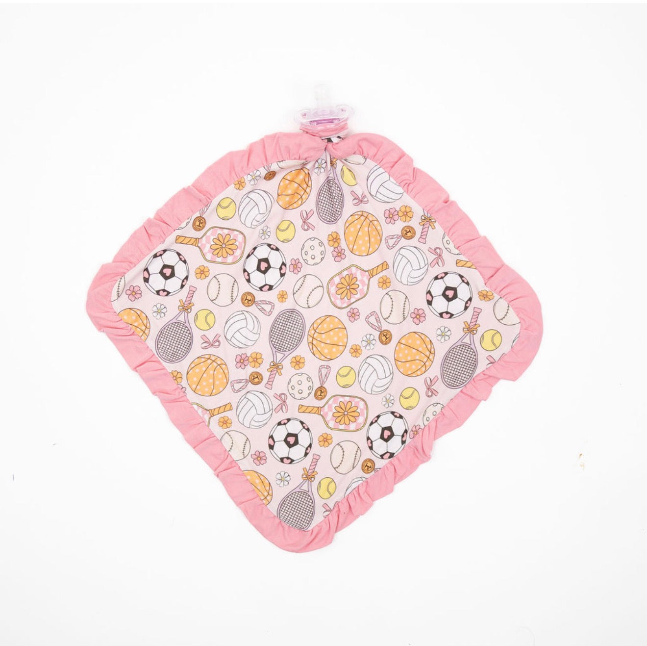 Game Winning Dreams Ruffle Paci Lovey