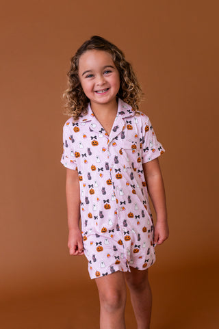 Midnight Meows Button Up Gown