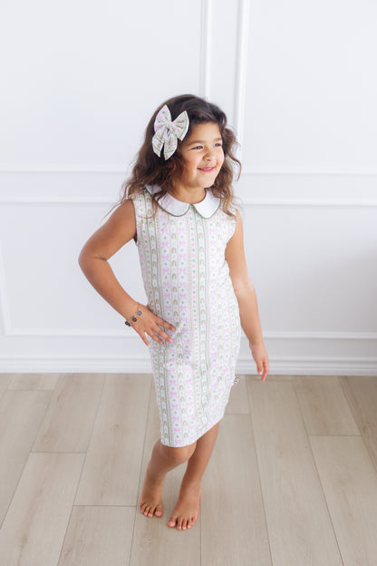 Lucky Stripes Collard Dress