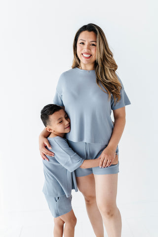 Harbor Adult Drawstring Waffle Knit Set