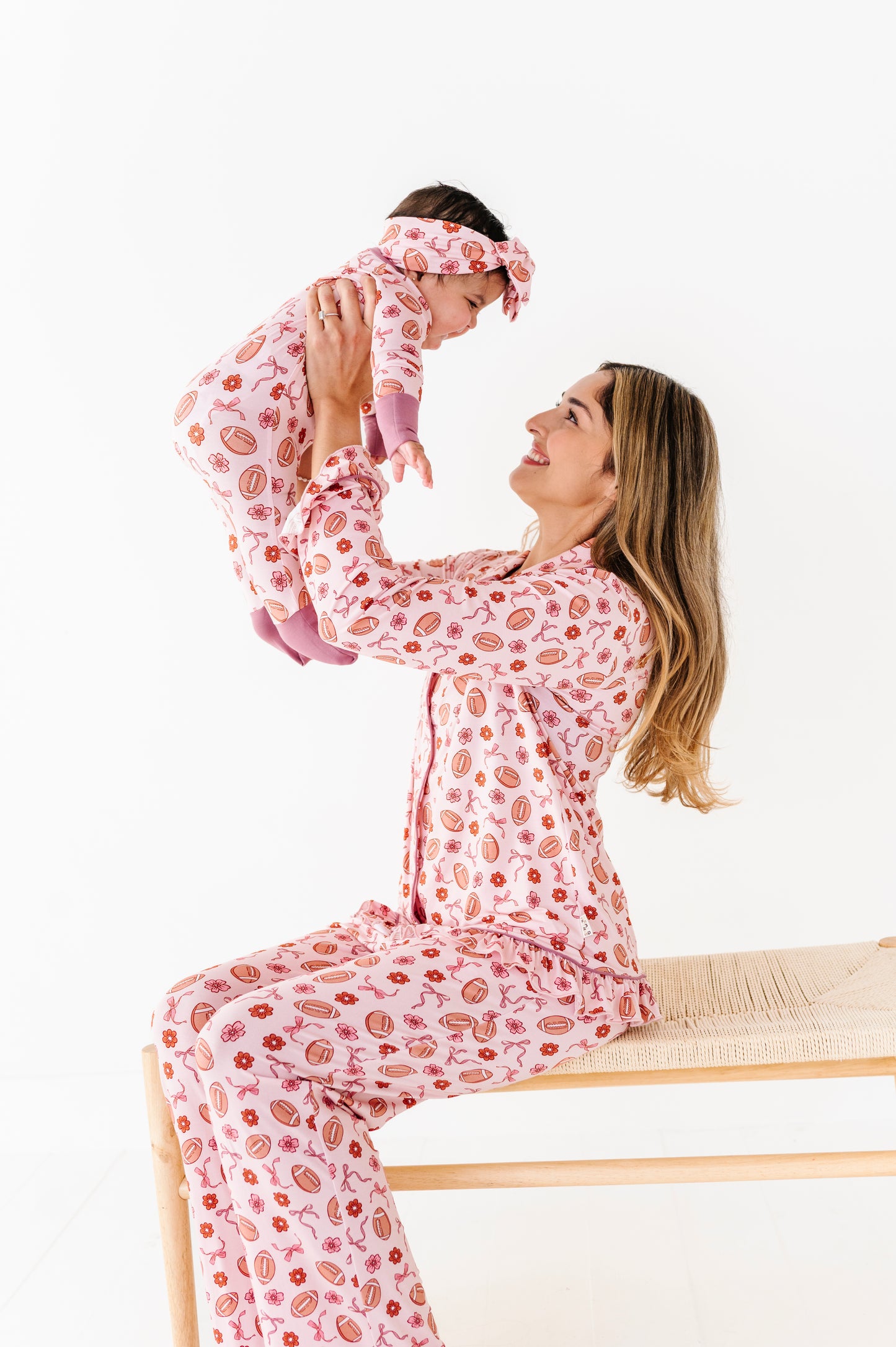 Friday Night Florals Ruffle Adult Button Up Set (EST SHIP TIME 3-4 WEEKS)