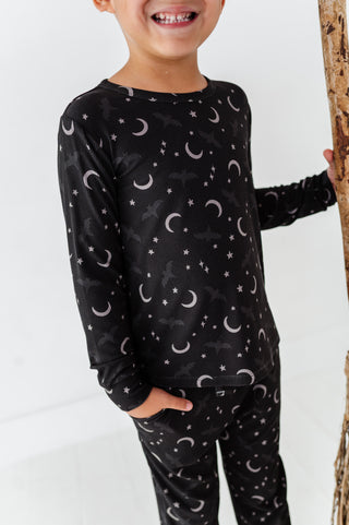 Night Sky Ribbed Long Sleeve Jogger Set(EST SHIP TIME 1-2 WEEKS)