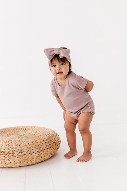 Solid Waffle Knit Bubble