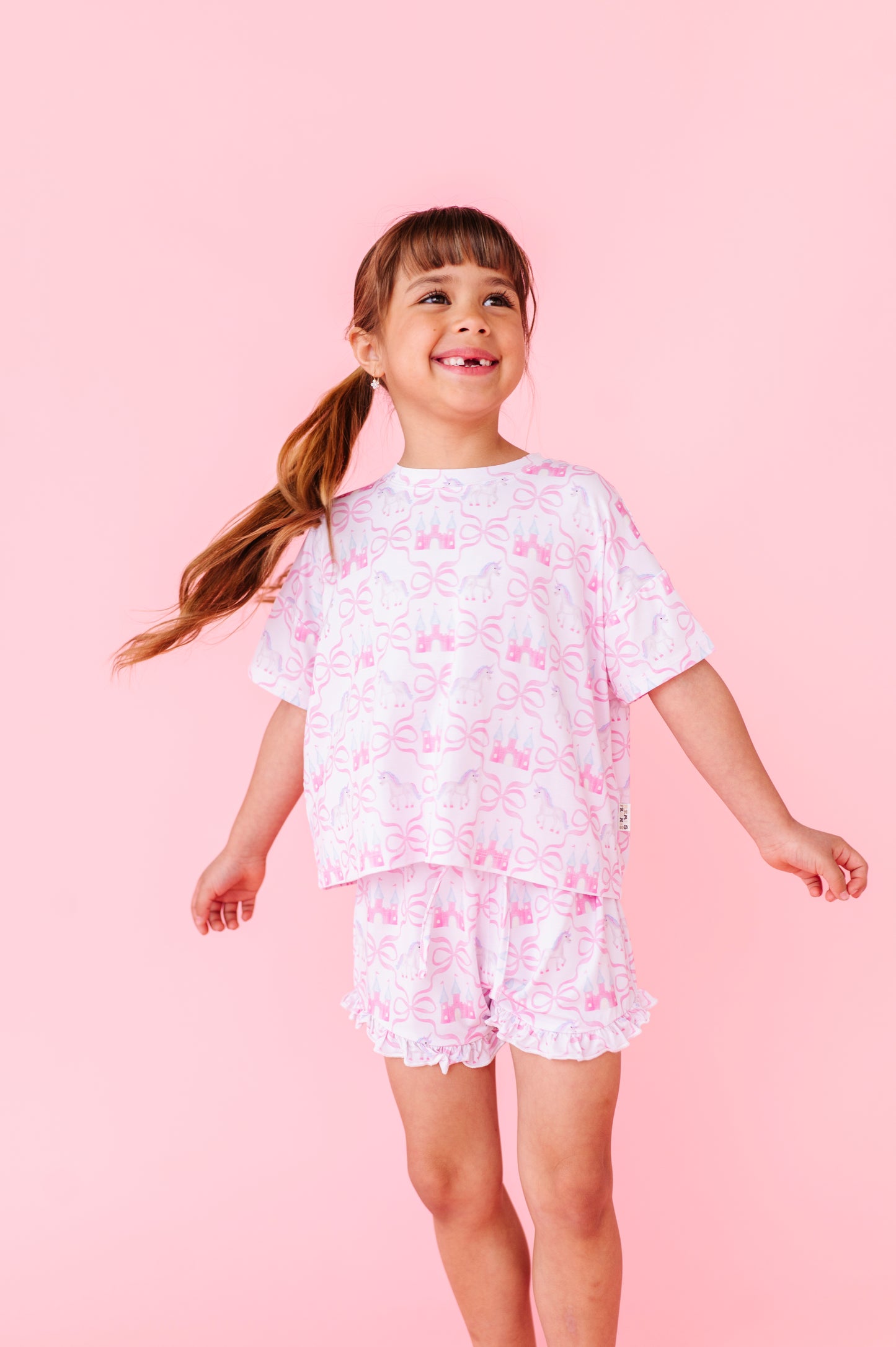 Unicorn Dreams Ruffle Short Set