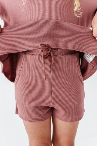 Mesa Drawstring Waffle Knit Set