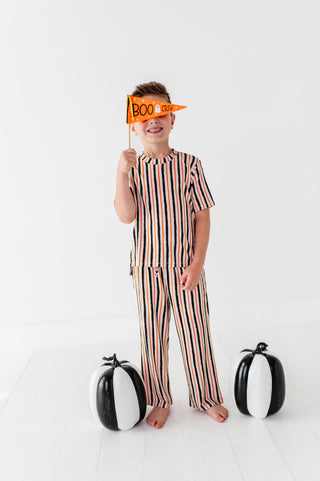 Waverly Stripe Drawstring Pant Set (EST SHIP TIME 1-2 WEEKS)