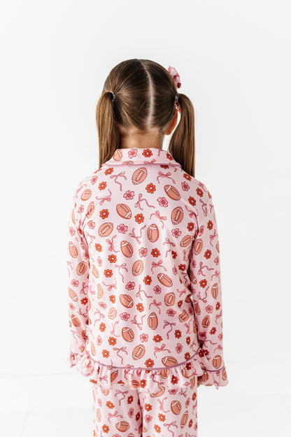 Friday Night Florals Ruffle Button Up Set (EST SHIP TIME 3-4 WEEKS)