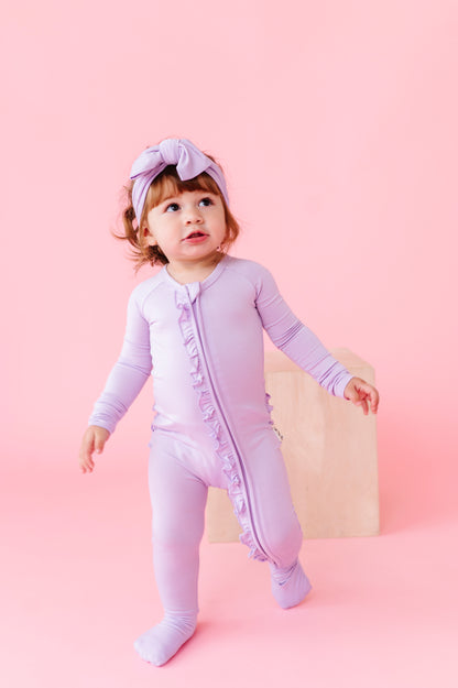 Lilac Ruffle Zippy