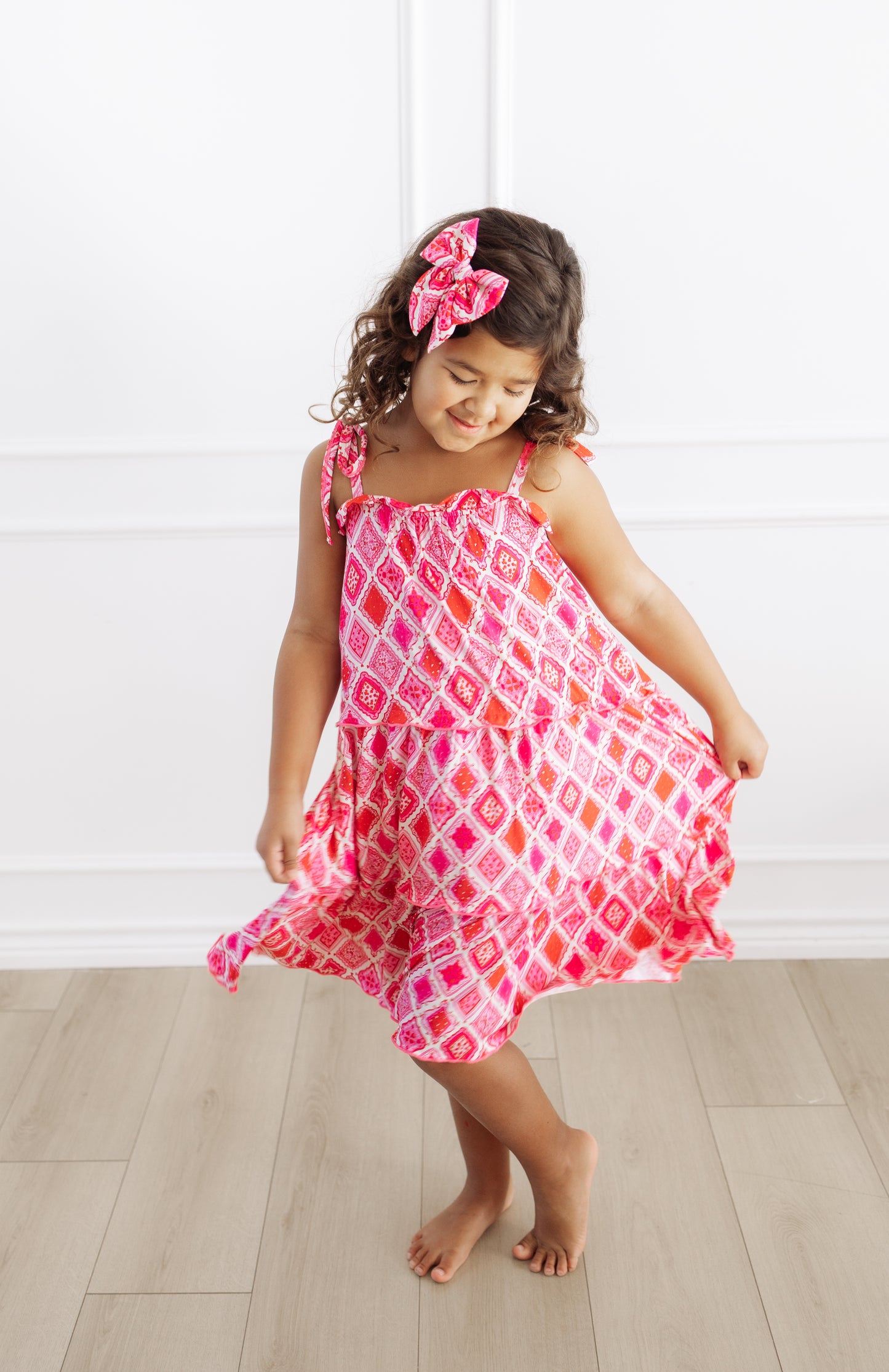 Patchwork Pretty Mini Clip Bow