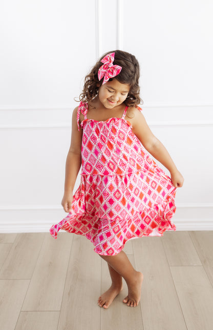 Patchwork Pretty Mini Clip Bow