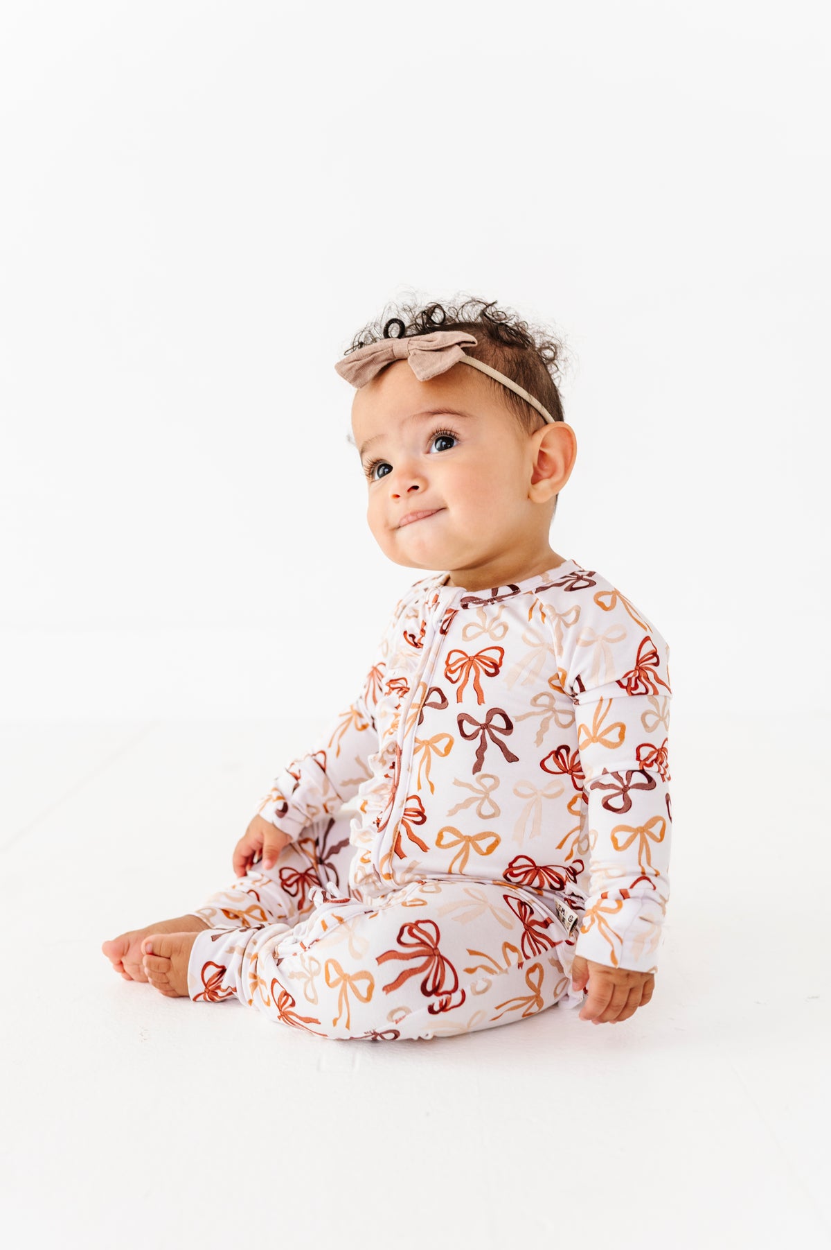 Autumn Ribbons Ruffle Zippy (EST SHIP TIME 3-4 WEEKS)