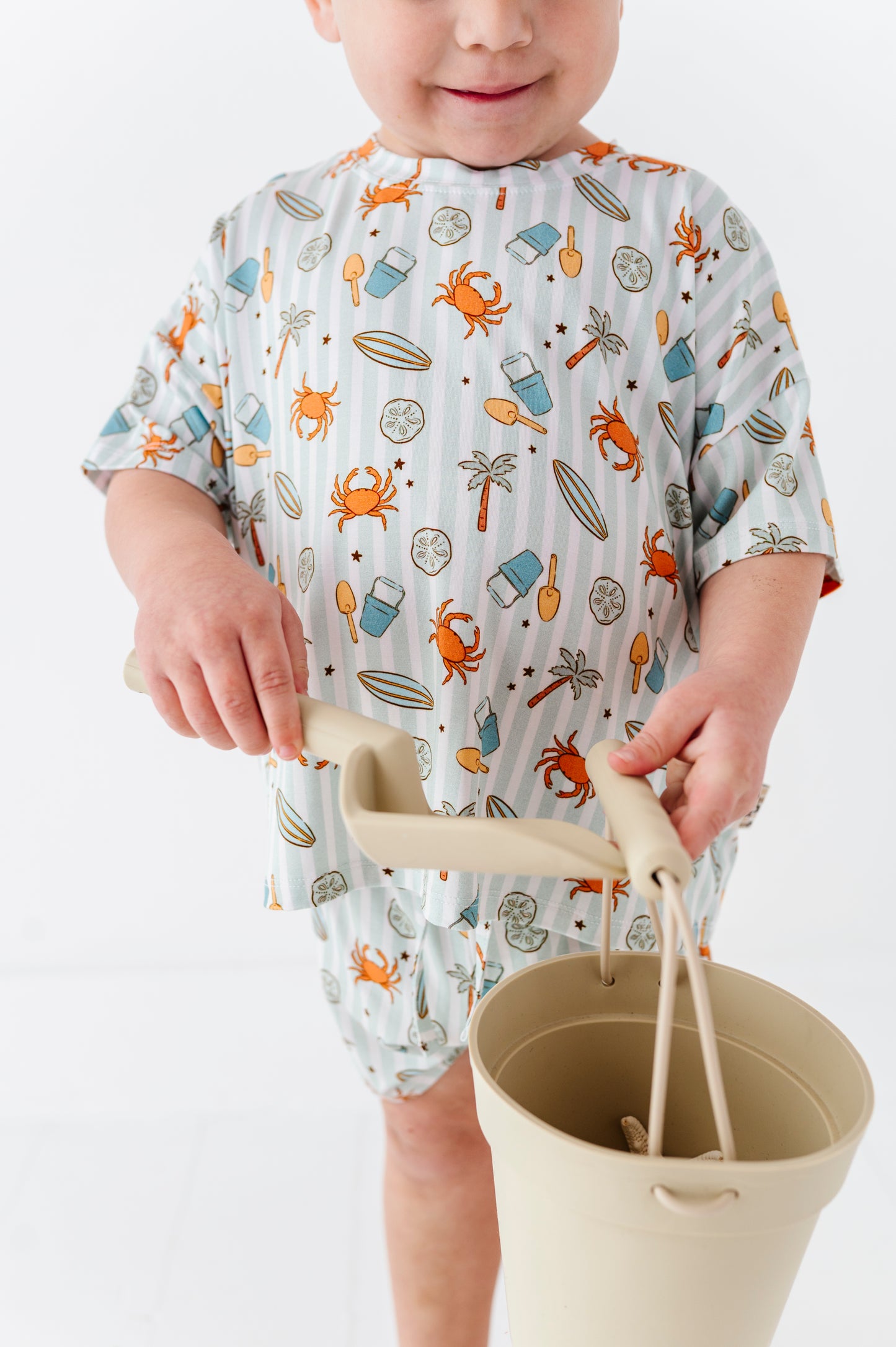 Crabby Cabana Drawstring Short Set