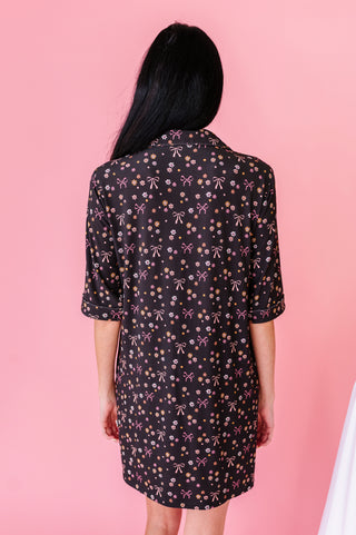 Moonlight Meadows Ribbed Adult Button Up Gown (EST SHIP TIME 1-2 WEEKS)