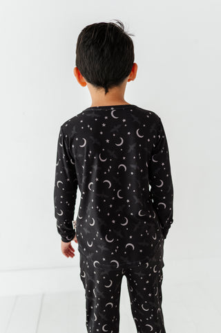 Night Sky Ribbed Long Sleeve Jogger Set(EST SHIP TIME 1-2 WEEKS)