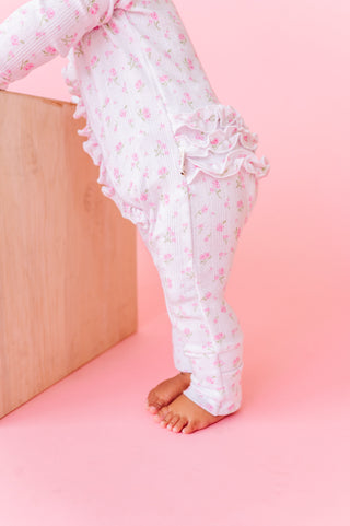 Rosie Dreams Pointelle Ruffle Zippy