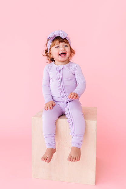 Lilac Ruffle Zippy