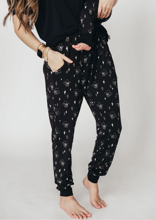 Cowboy Skelly Adult Jogger Pant