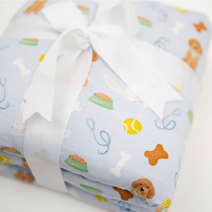Puppy Dreams Cloud Quilted Blanket