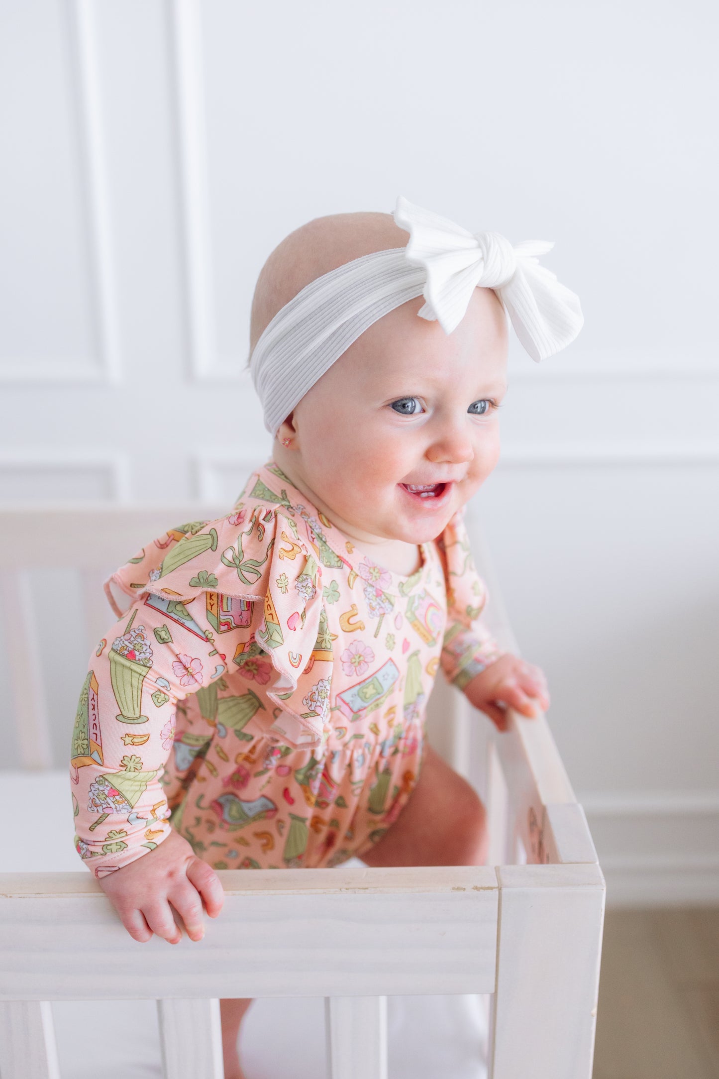 Shamrock Shakes Long Sleeve Ruffle Bubble