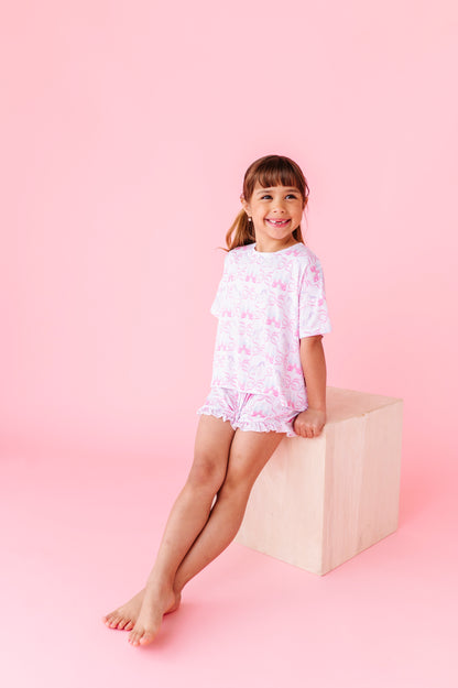 Unicorn Dreams Ruffle Short Set