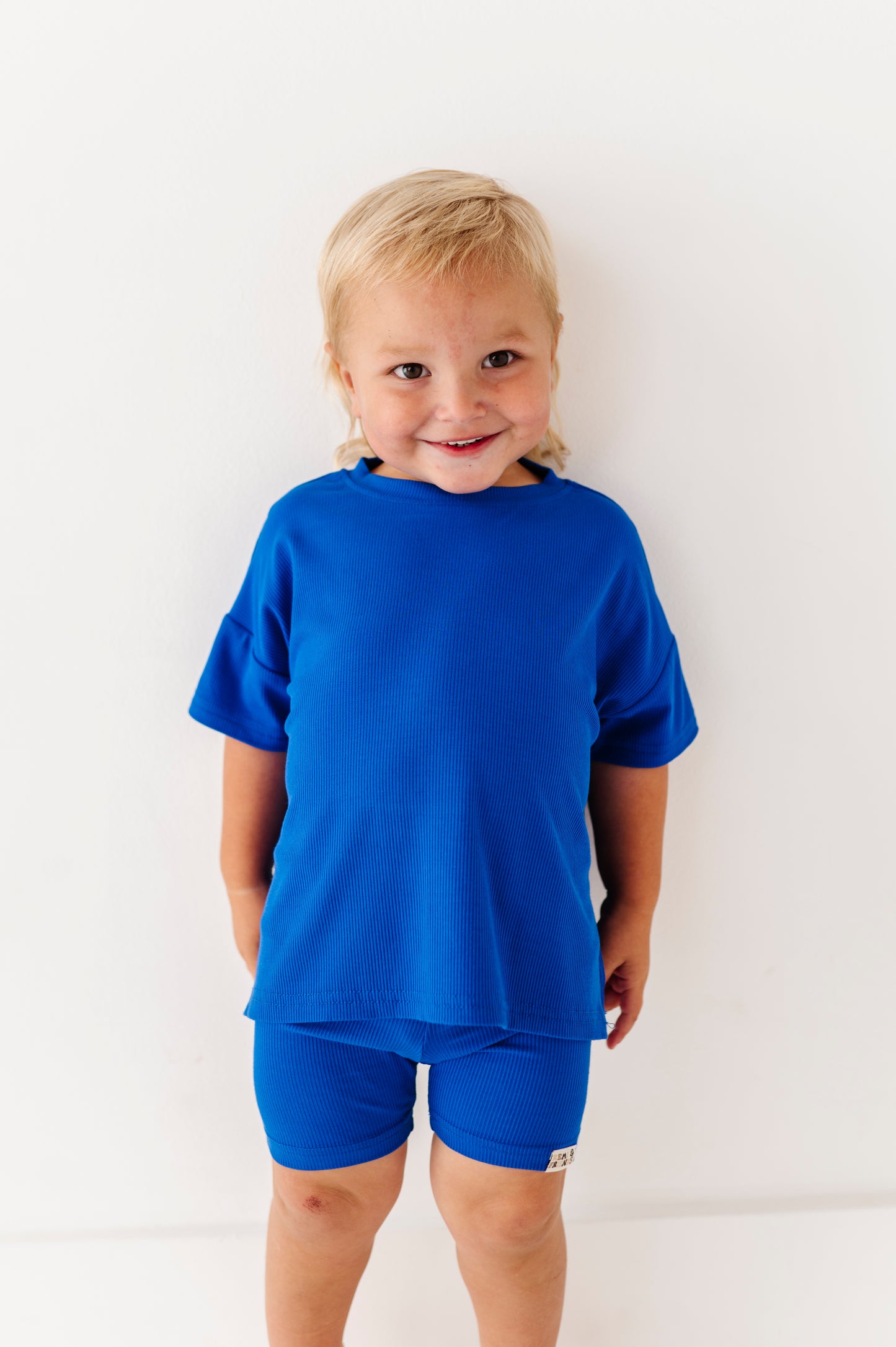 Cobalt Ribbed Biker Playset
