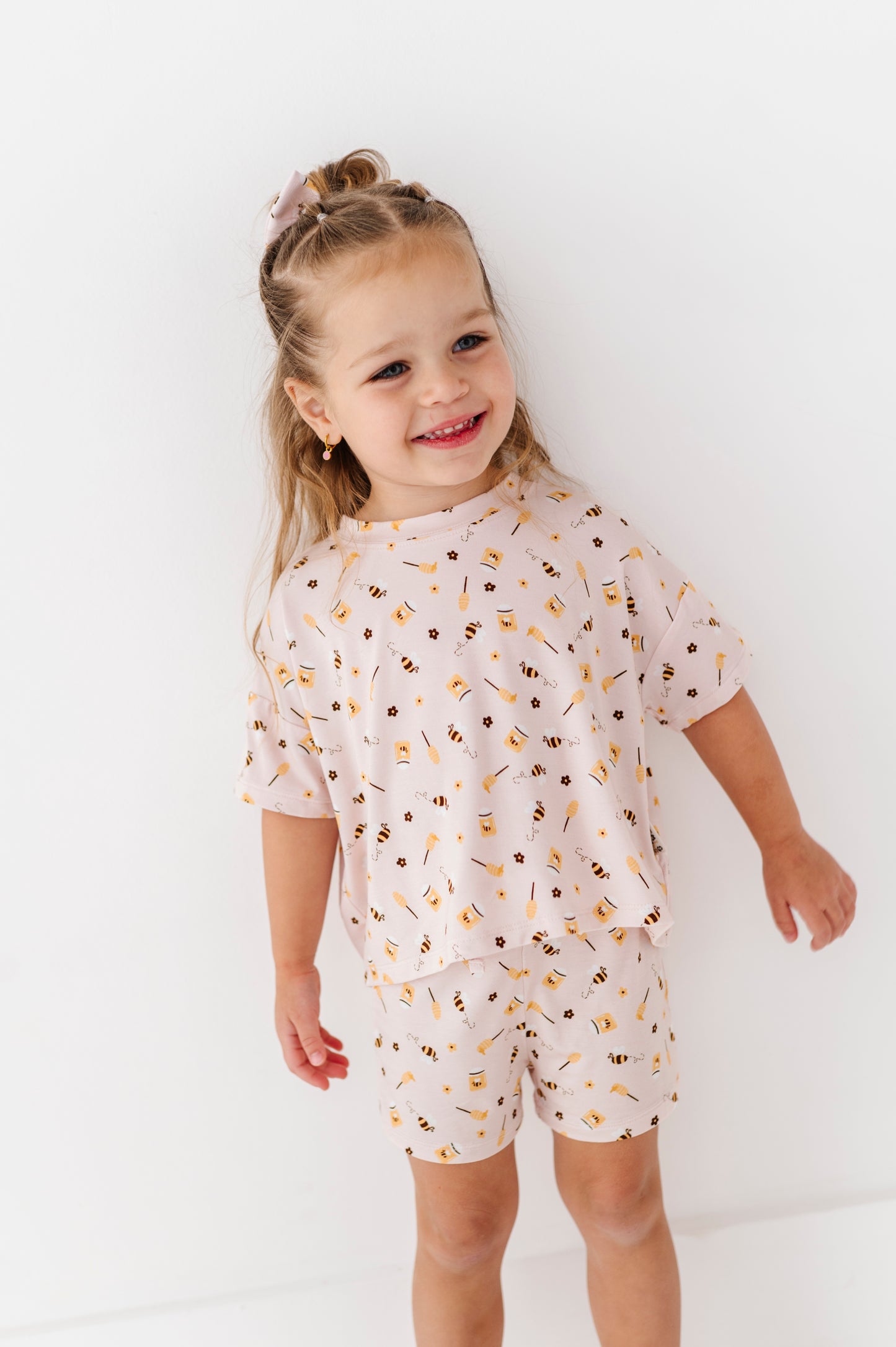 Local Honey Drawstring Short Set