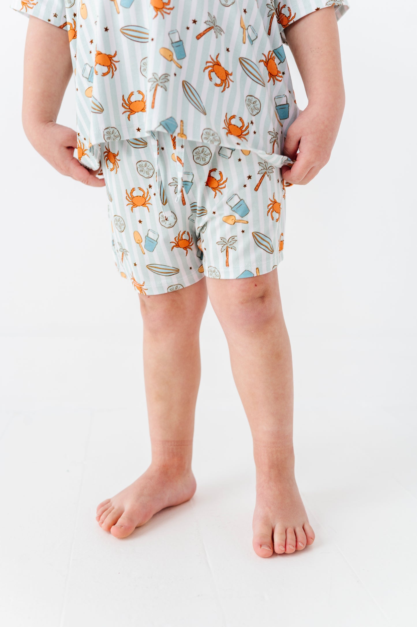 Crabby Cabana Drawstring Short Set