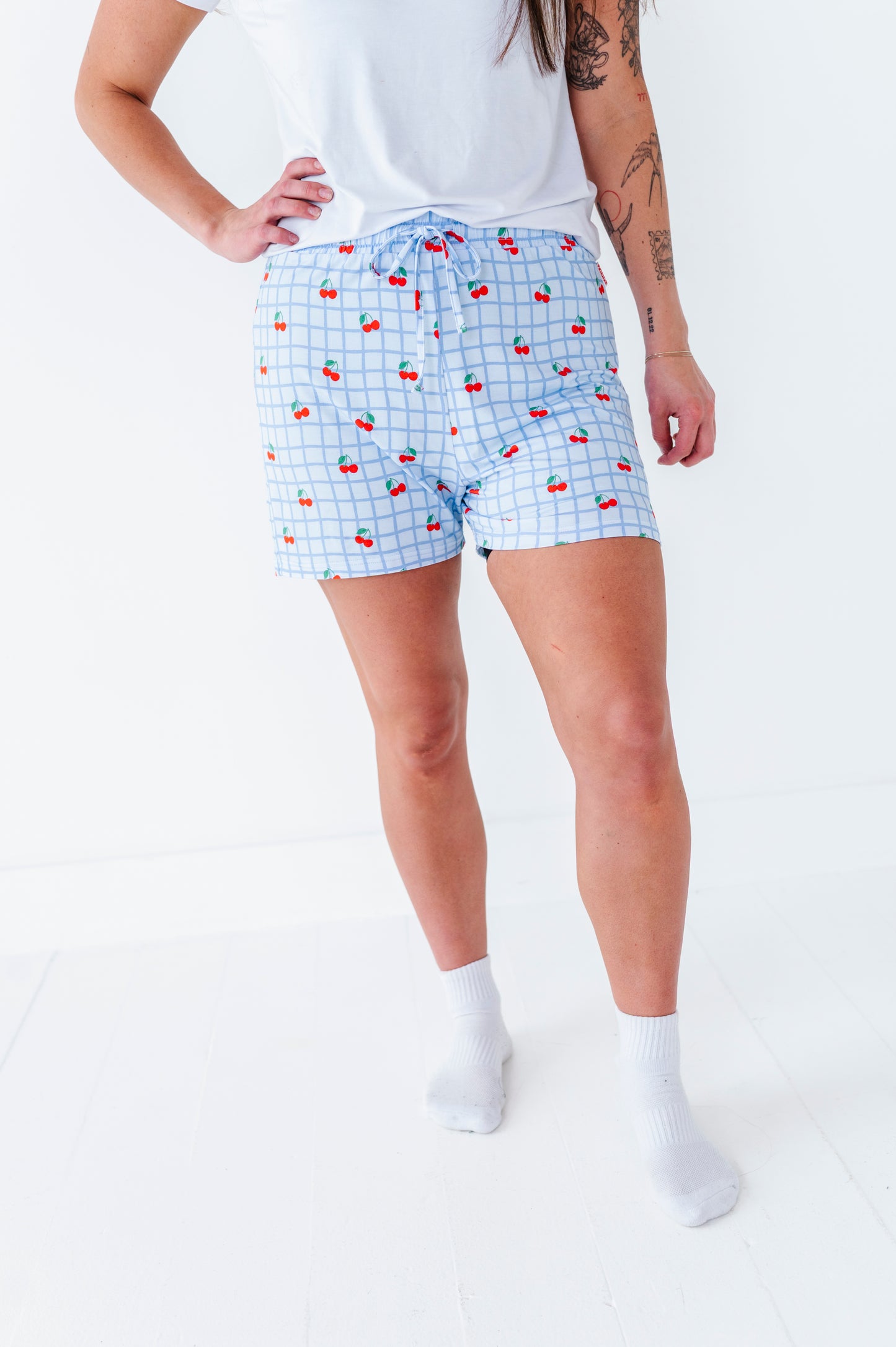 Cherry Pop Picnic Adult Drawstring Short