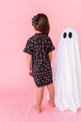 Moonlight Meadows Ribbed Button Up Gown (EST SHIP TIME 1-2 WEEKS)