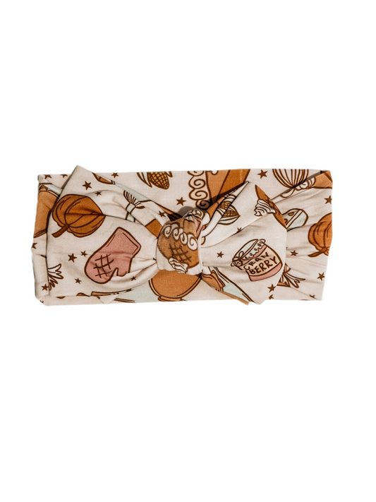Batter of Blessings Top Knot Bow