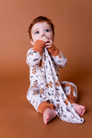 Boo Bear Bash Paci Lovey (EST SHIP TIME 1-2 WEEK)