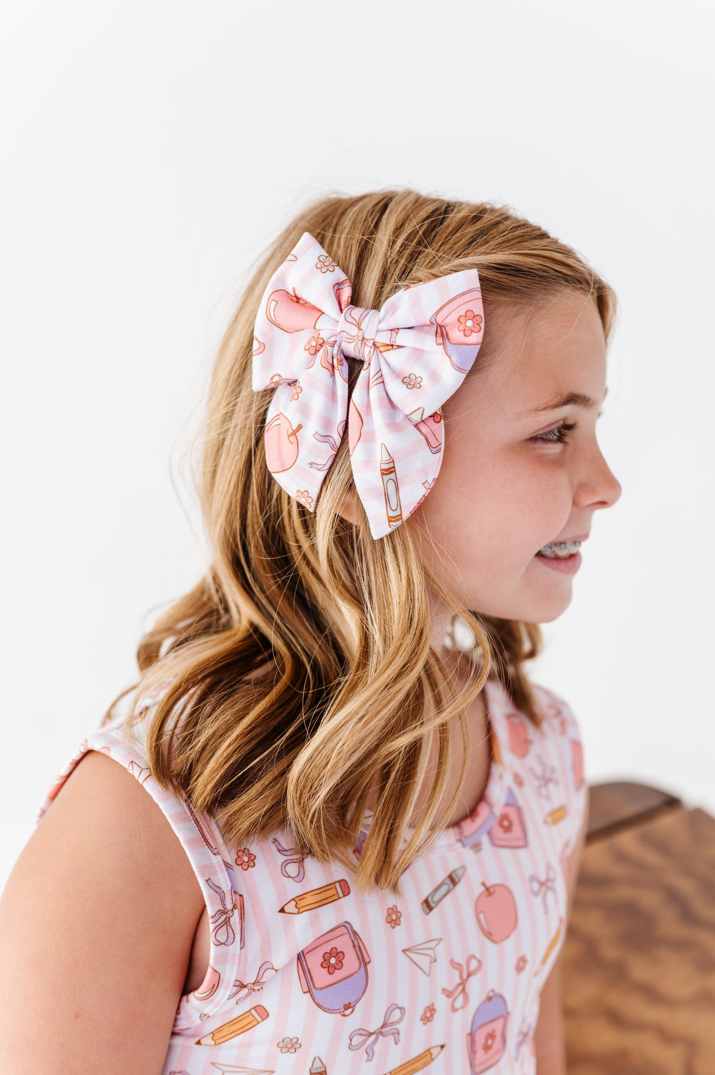 First Bell Blooms Mini Clip Bow
