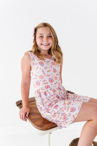 First Bell Blooms Tank Shorty Romper