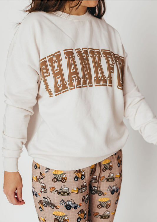 Thankful Adult Crewneck Sweatshirt