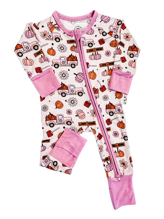 Pumpkin Patch Zippy Romper