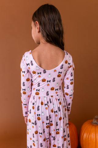 Midnight Meows Wide Leg Romper