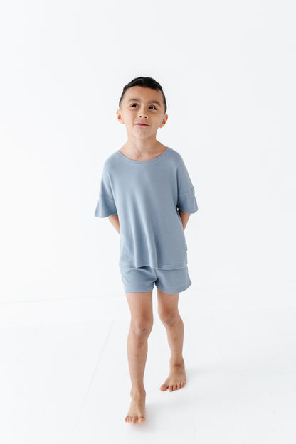 Harbor Drawstring Waffle Knit Set