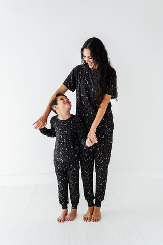 Night Sky Ribbed Long Sleeve Jogger Set(EST SHIP TIME 1-2 WEEKS)