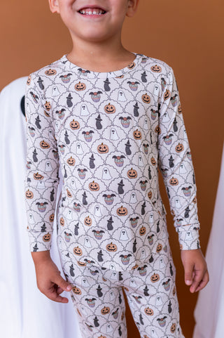 Scalloped Spells Long Sleeve Jogger Set