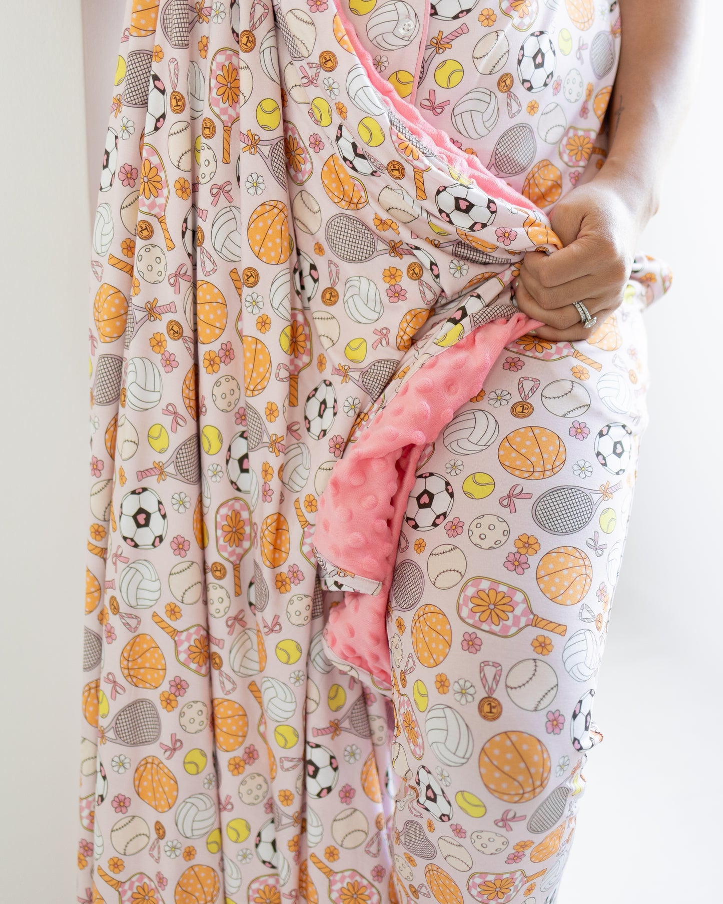 Game Winning Dreams Short Sleeve Flare Button Up Set