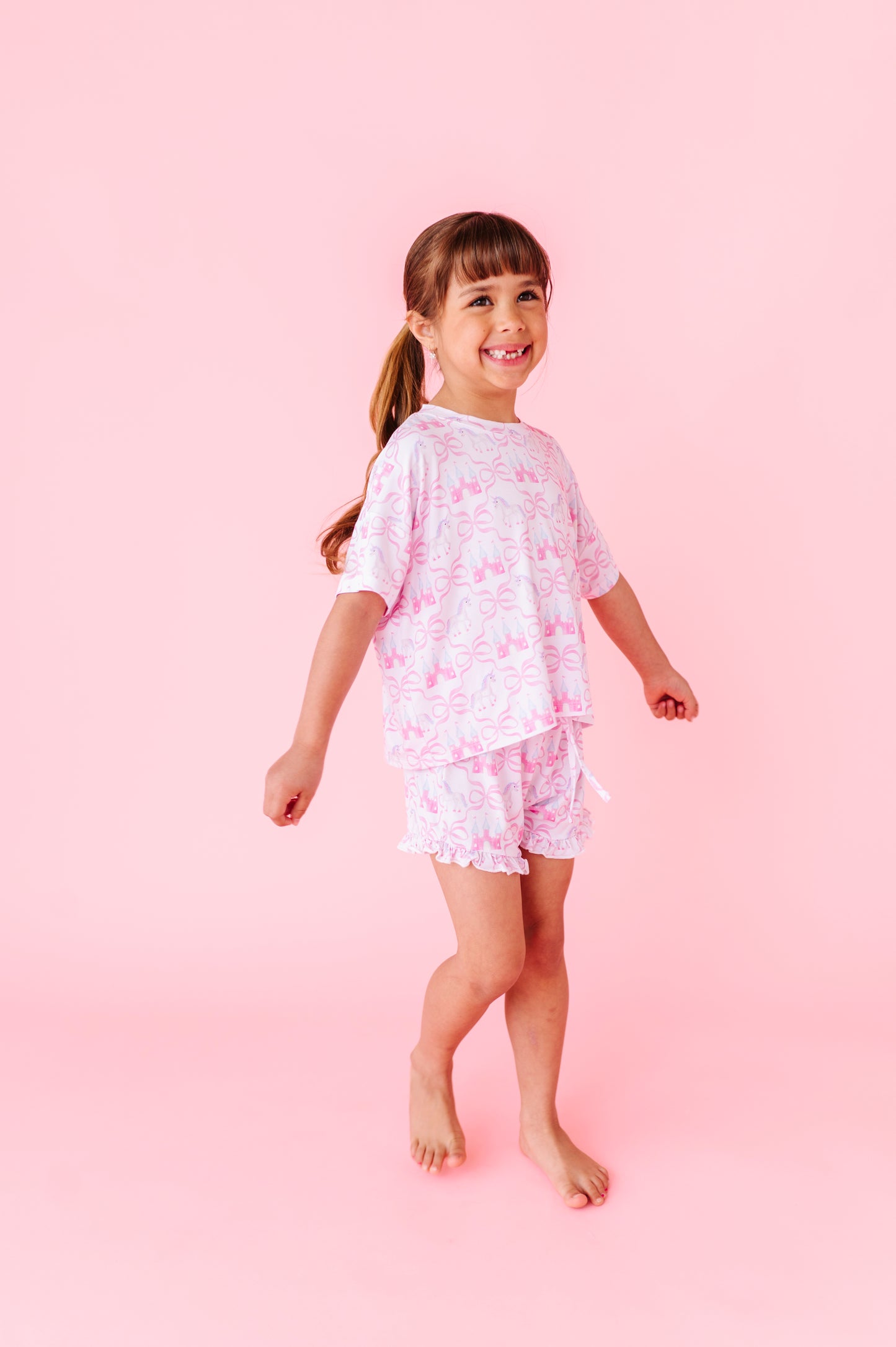 Unicorn Dreams Ruffle Short Set