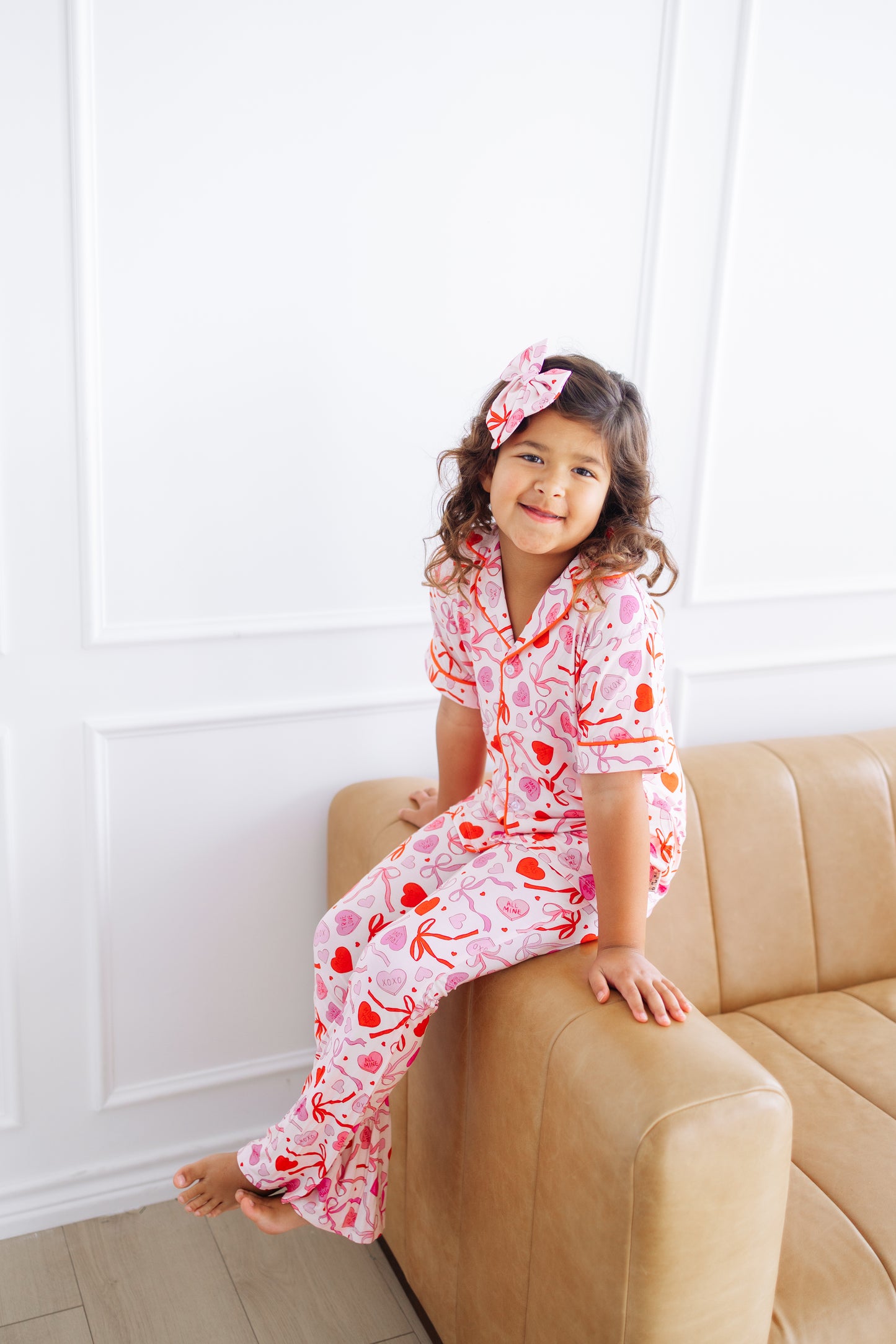 Sweetheart Ribbons Mini Clip Bow