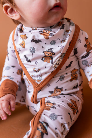 Boo Bear Bash  Bandana Bib (EST SHIP TIME 1-2 WEEK)