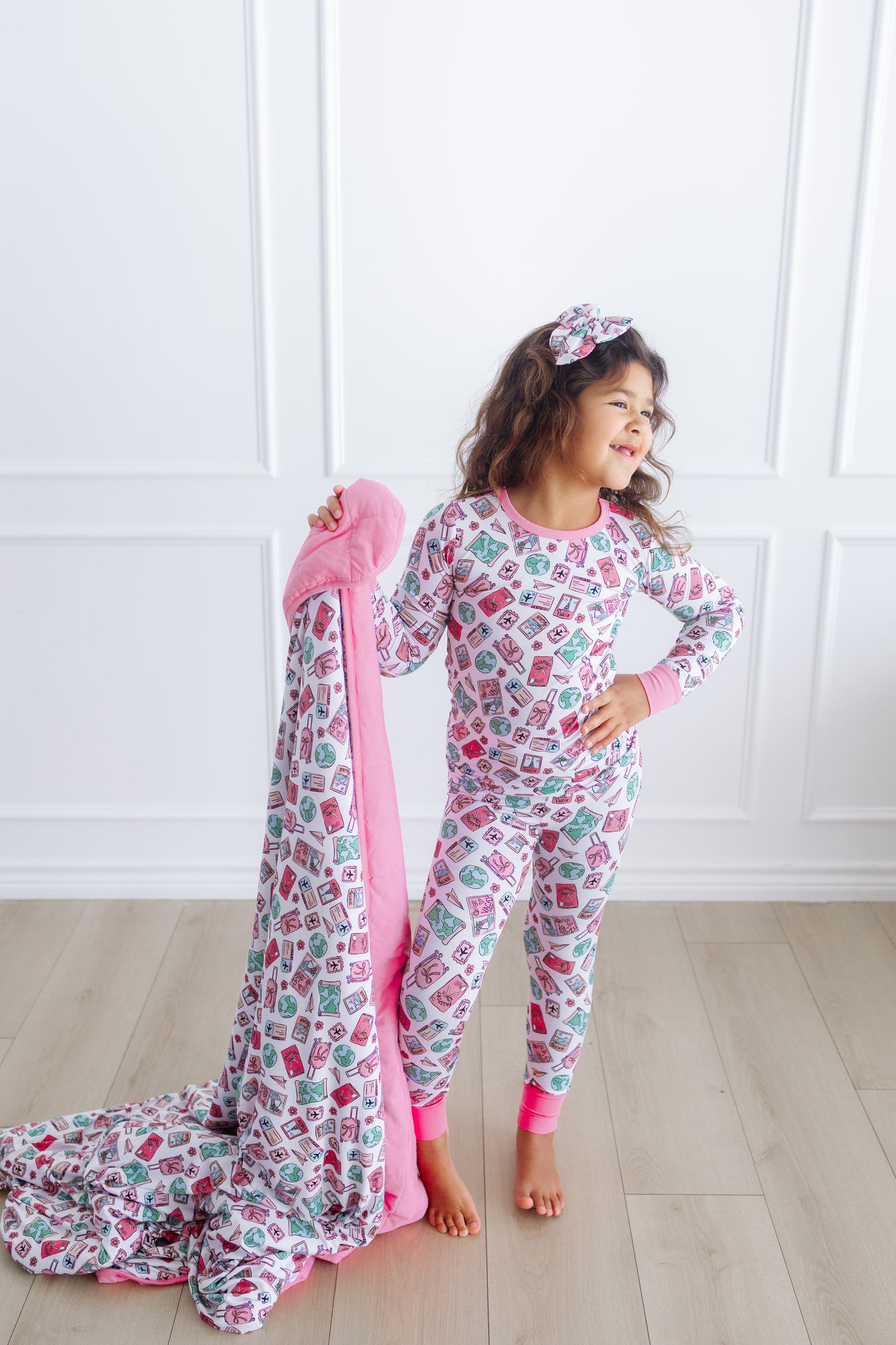 Passport to Paris Cloud Quilted Blanket