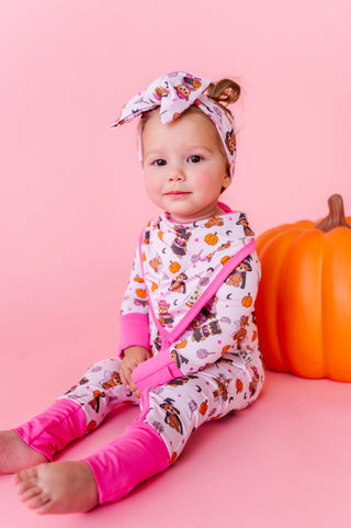 Hocus Pocus Honey Bear Bandana Bib (EST SHIP TIME 1-2 WEEK)