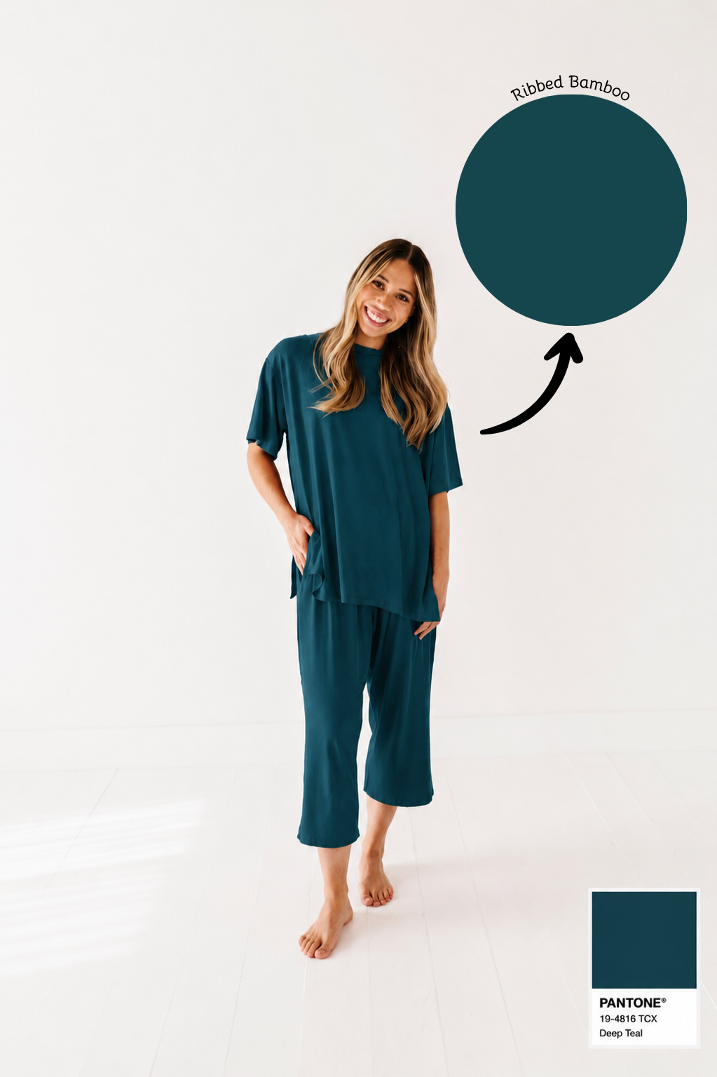 PRE-ORDER OCTOBER Teal Adult Cropped Play Set