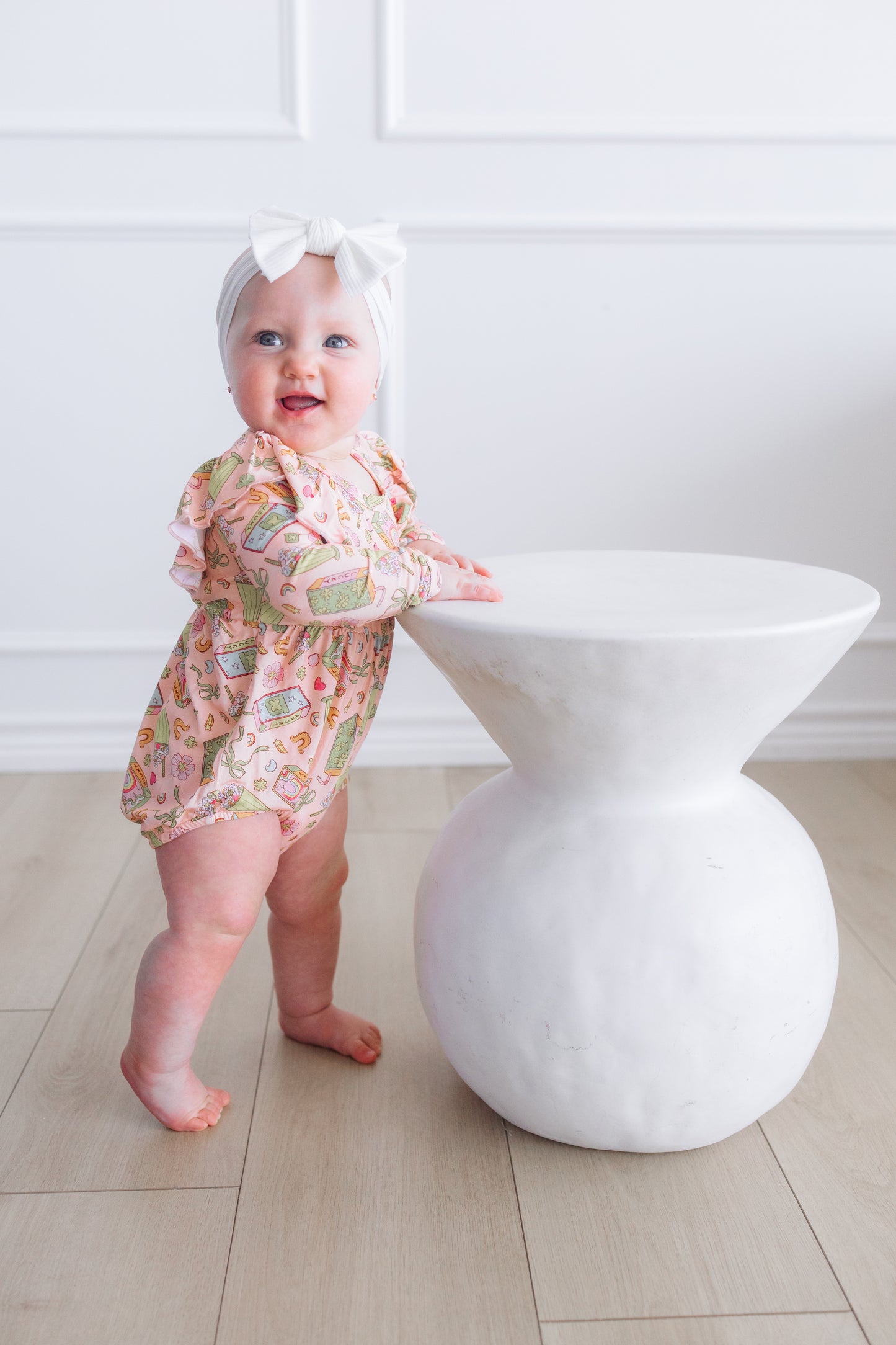 Shamrock Shakes Long Sleeve Ruffle Bubble