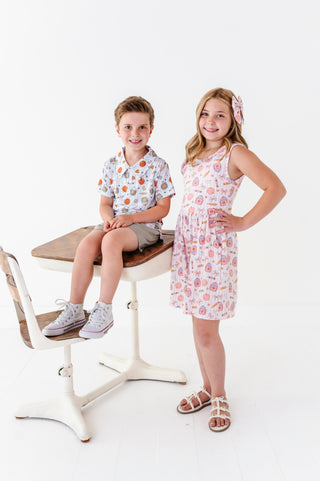 First Bell Blooms Tank Shorty Romper